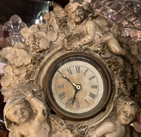 vintage angel clock